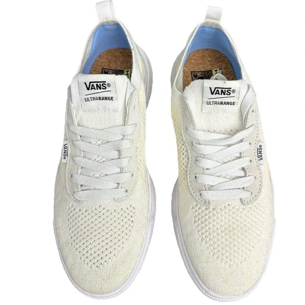 VANS Unisex ULTRARANGE VR3 LOW TOP SHOES True White Comfy Cush Men 6.5 Womens‎ 8